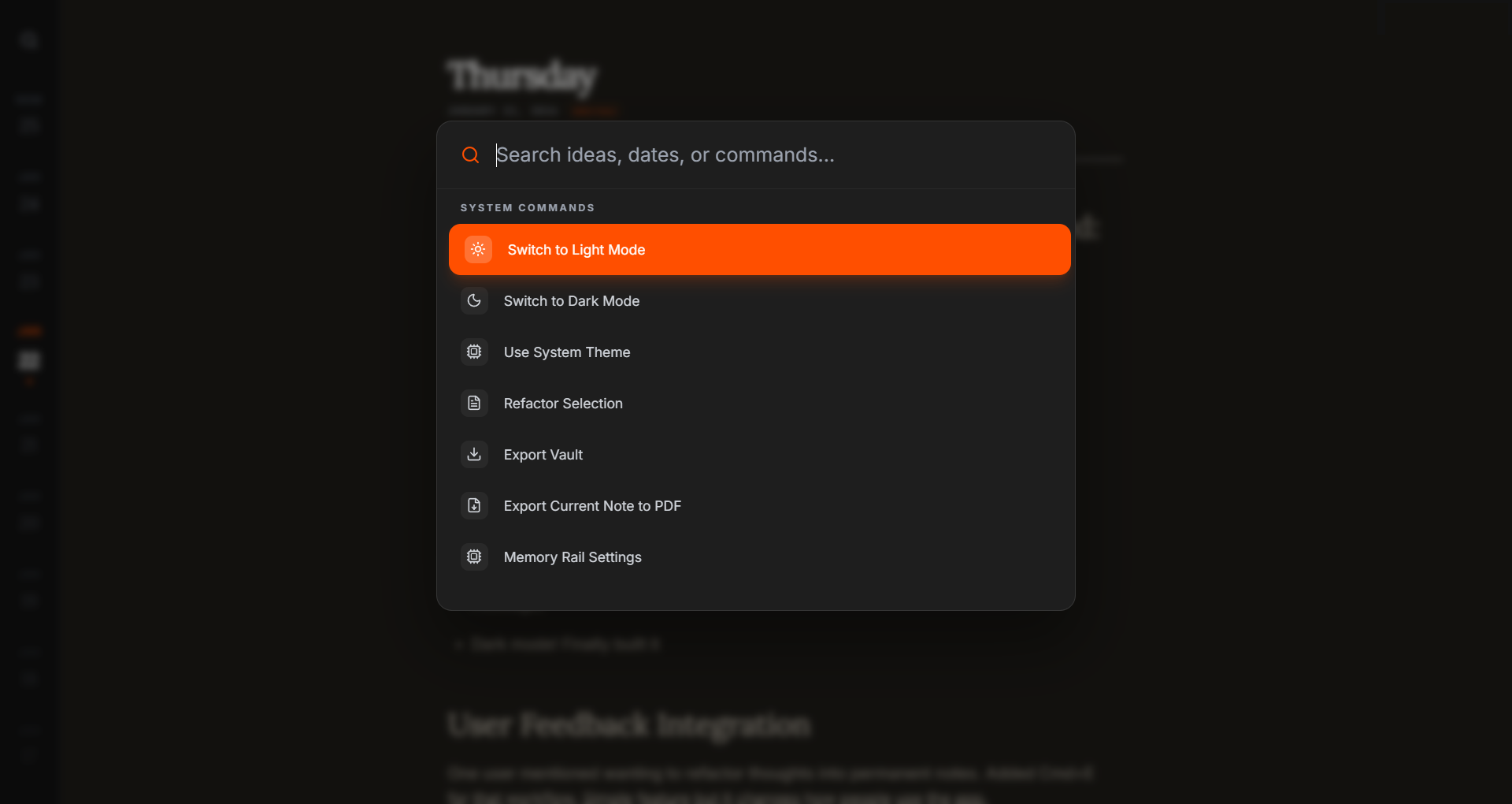 Today App Refactor Mode - Organizing chaos into structured knowledge